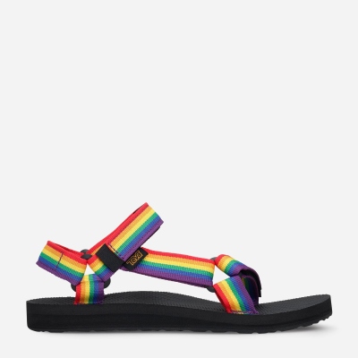 Dámské Turistické Sandály Teva Original Universal Rainbow Pride Viacfarebný / Černé - CZ663098